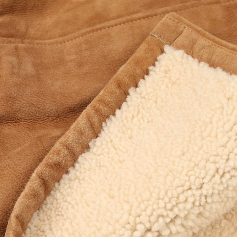 Saint Laurent Paris Suede Mouton Coat Men's