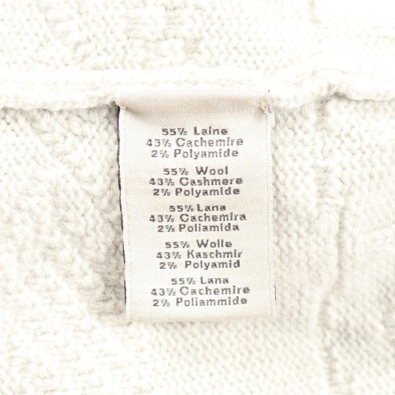 Hermes Knit Gray Wool Cashmere