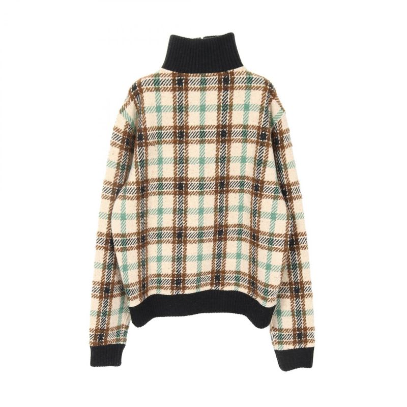 Hermes Knit Black Beige Green Wool