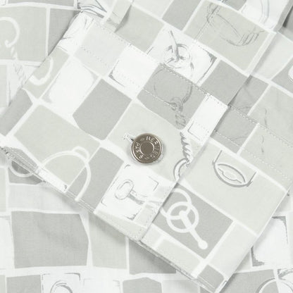 Hermes Mosaic Equestre Cotton Shirt Men's