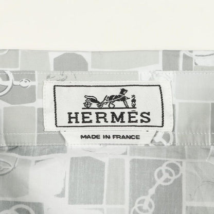 Hermes Mosaic Equestre Cotton Shirt Men's