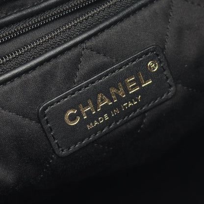 Chanel Rucksack Sac Backpack Chanel 22 Small Black Leather Chanel22 Matelasse