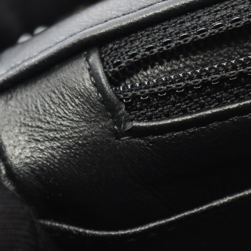 Chanel Shoulder Bag Mini Matelasse Black White Lambskin Mini Matelasse Bicolor