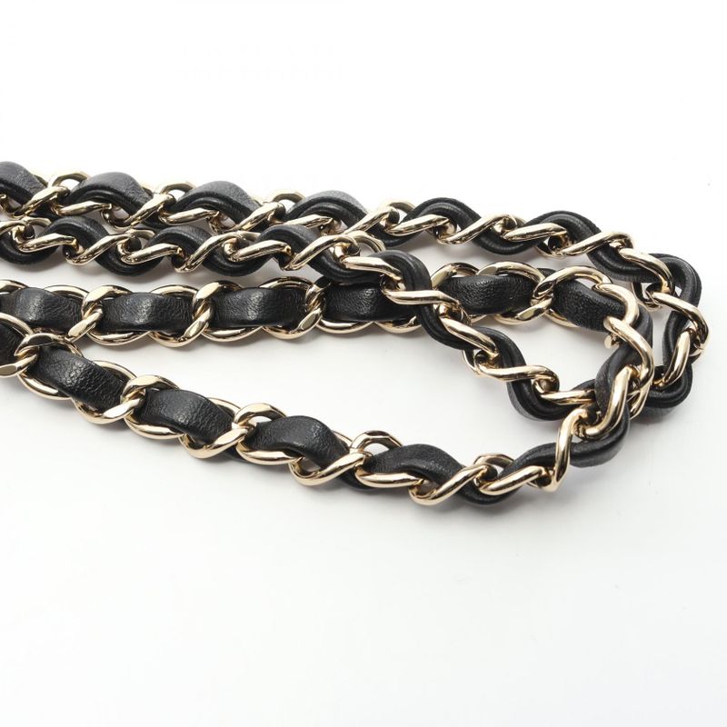 Chanel Shoulder Bag Mini Matelasse Black White Lambskin Mini Matelasse Bicolor