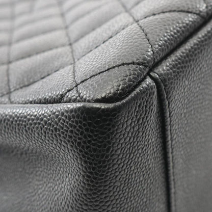 Chanel Tote Bag Matelasse Grand Shopping GST A50995 Black Caviar Skin (grained