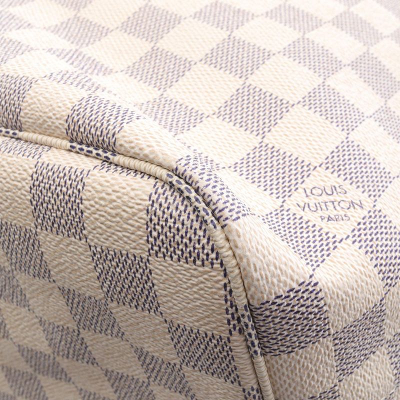 Louis Vuitton Tote Bag Neverfull MM N51107 PVC Coated Canvas Leather Neverfull