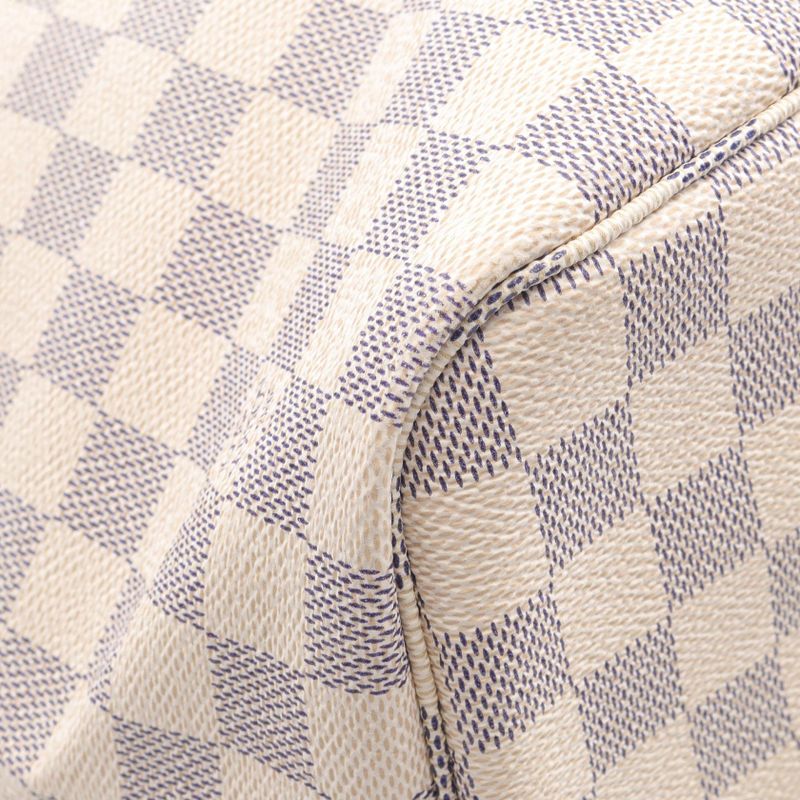 Louis Vuitton Tote Bag Neverfull MM N51107 PVC Coated Canvas Leather Neverfull