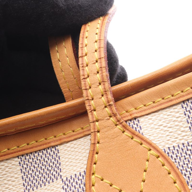 Louis Vuitton Tote Bag Neverfull MM N51107 PVC Coated Canvas Leather Neverfull