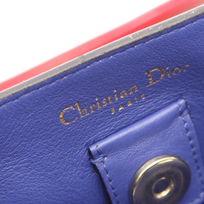 Dior Handbag Diorissimo Large Beige Red Leather Diorissimo 2way Tote Bag