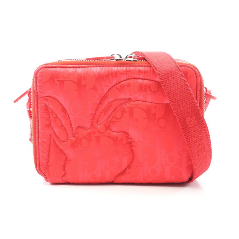 Dior Shoulder Bag Christian Dior × ERL Mirage 2esbc119ray Red Nylon Leather