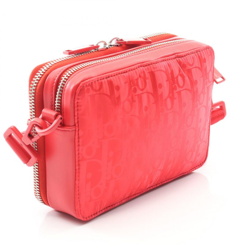 Dior Shoulder Bag Christian Dior × ERL Mirage 2esbc119ray Red Nylon Leather