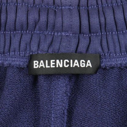 Balenciaga Pants Campaign Logo Purple Cotton Sweatpants Unisex