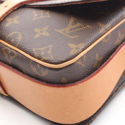 Louis Vuitton Shoulder Bag Cartesier MM PVC Coated Canvas Leather