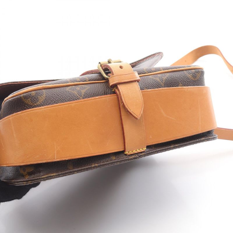 Louis Vuitton Shoulder Bag Cartesier MM PVC Coated Canvas Leather