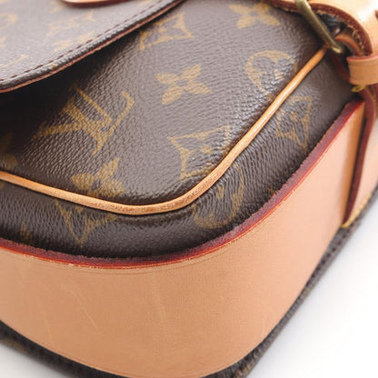 Louis Vuitton Shoulder Bag Cartesier MM PVC Coated Canvas Leather