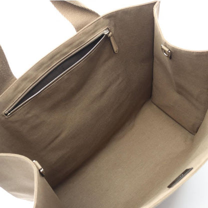 Fendi Tote Bag FF Logo 7 Va558 Grey Canvas Large Shopping