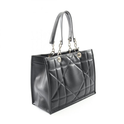 Dior Tote Bag Essential Medium Archicannage M87210zvj M900 Black Leather