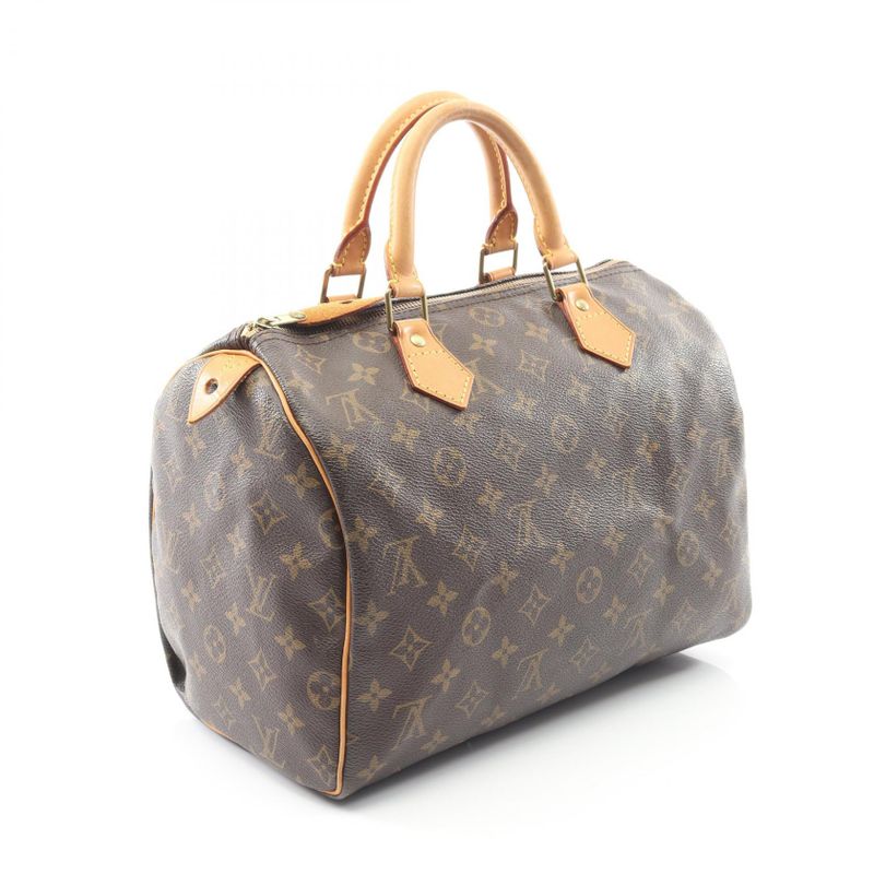 Louis Vuitton Handbag Speedy 30 M41526 PVC Coated Canvas Leather Speedy 30