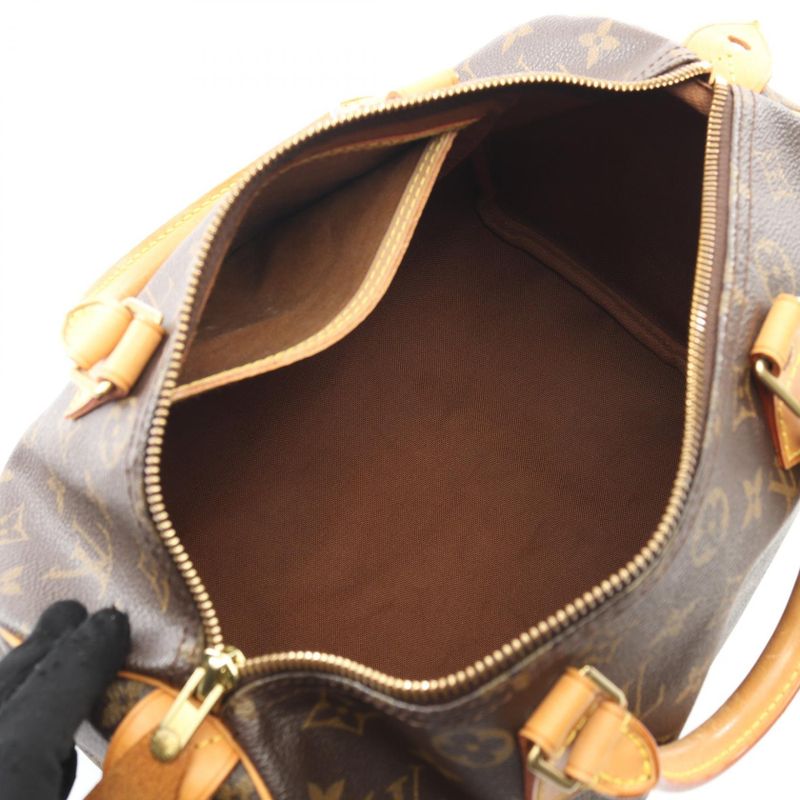 Louis Vuitton Handbag Speedy 30 M41526 PVC Coated Canvas Leather Speedy 30