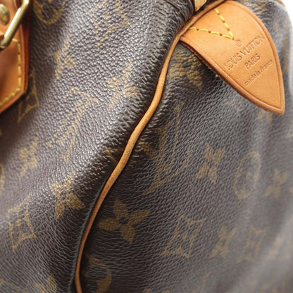 Louis Vuitton Handbag Speedy 30 M41526 PVC Coated Canvas Leather Speedy 30