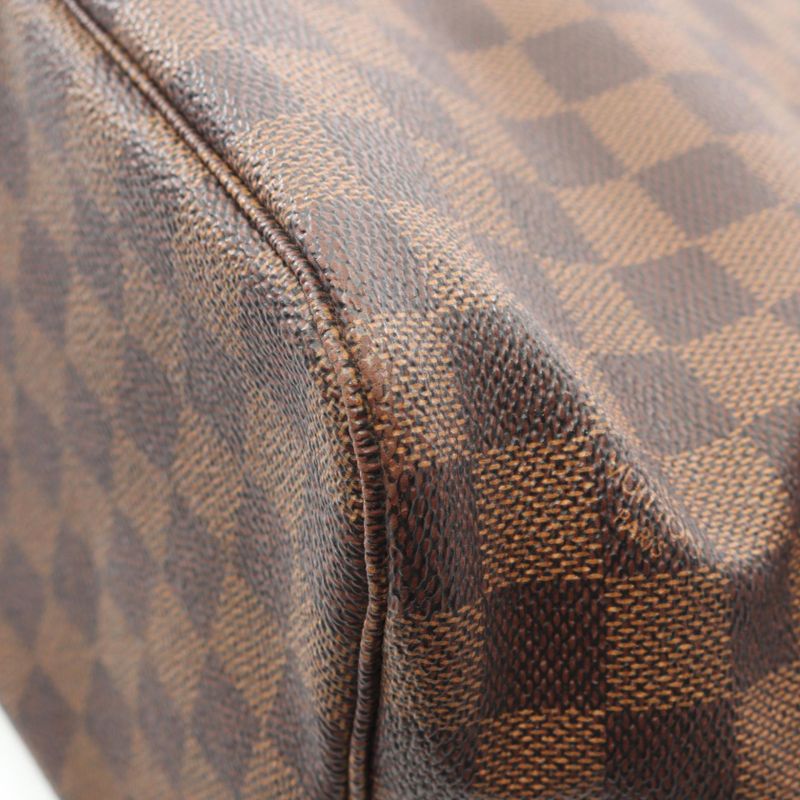Louis Vuitton Tote Bag Neverfull MM N51105 PVC Coated Canvas Leather Neverfull