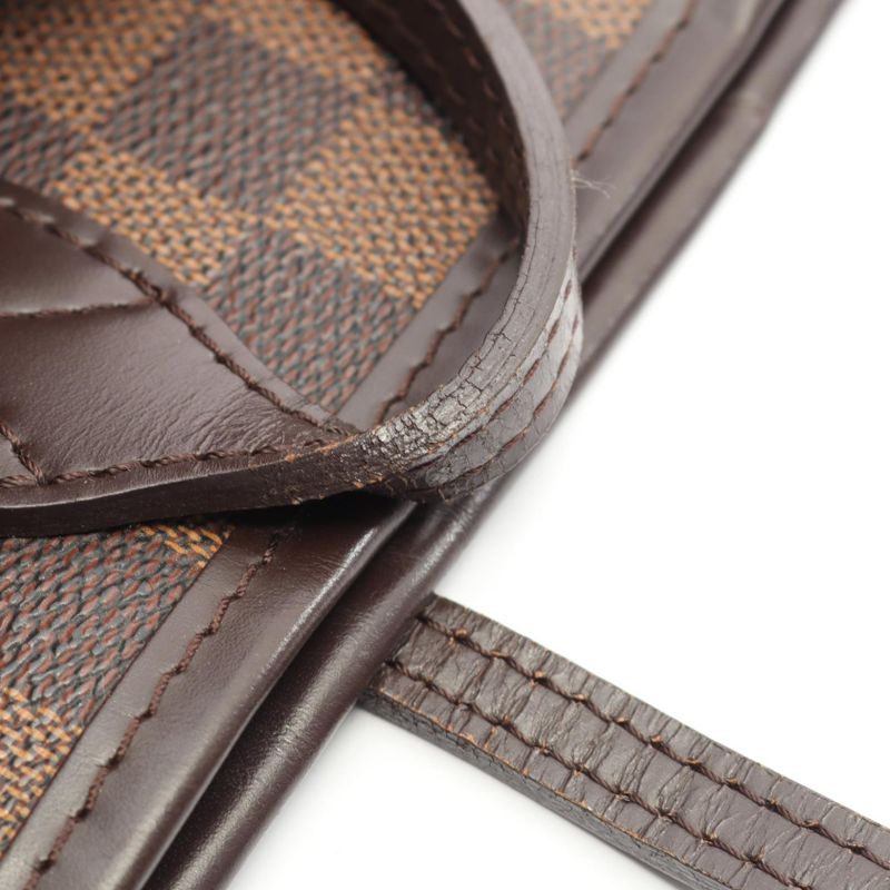 Louis Vuitton Tote Bag Neverfull MM N51105 PVC Coated Canvas Leather Neverfull