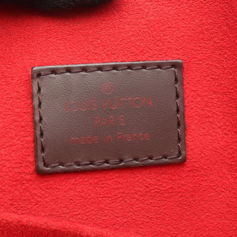 Louis Vuitton Tote Bag Sac Plastic N51140 PVC Coated Canvas Leather Sac/platote