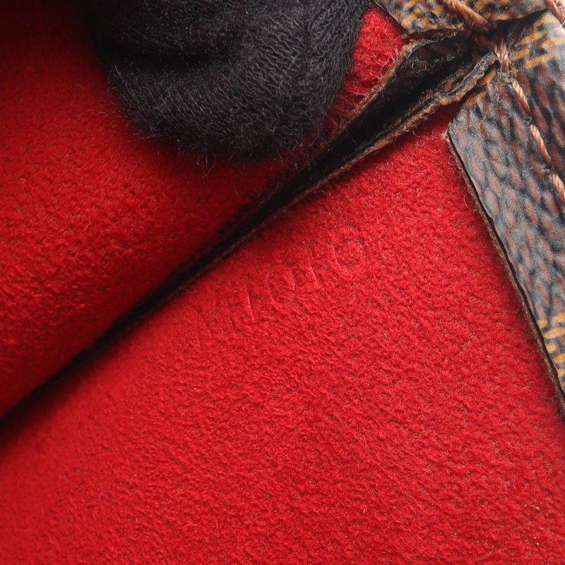 Louis Vuitton Tote Bag Sac Plastic N51140 PVC Coated Canvas Leather Sac/platote