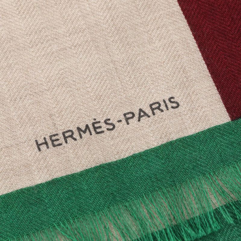 Hermes Shawl Rectangle Cheval A La Couverture Silk