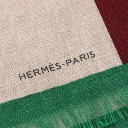Hermes Shawl Rectangle Cheval A La Couverture Silk
