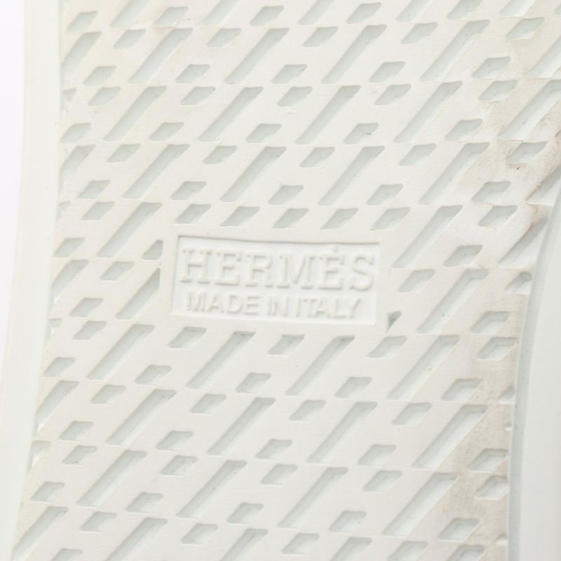 Hermes Sneakers Flocon Suede Mouton Sneakers Women's Used A