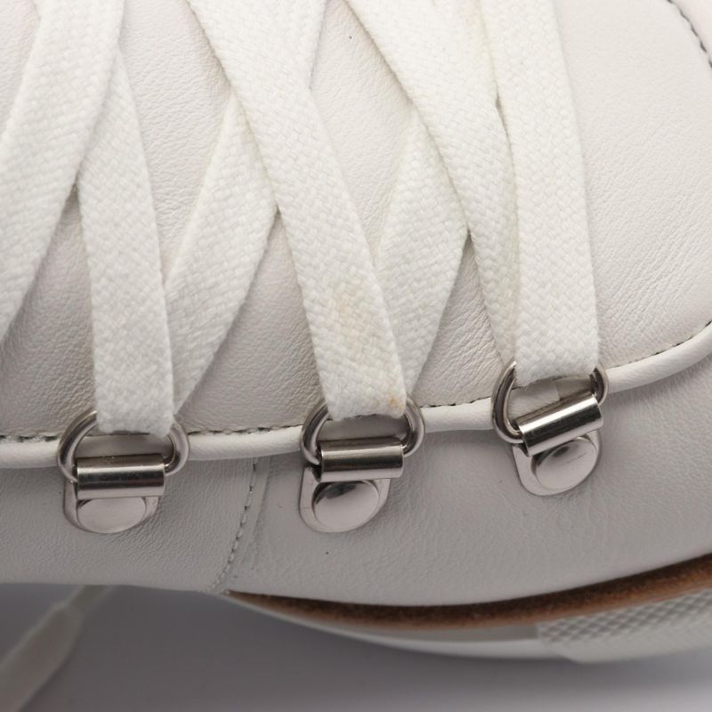 Hermes Boots Flocon Ankle Leather Shearling Boots Women's Used A