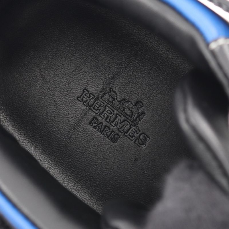 Hermes Sneakers Freestyle Leather Sneakers Men's Used A