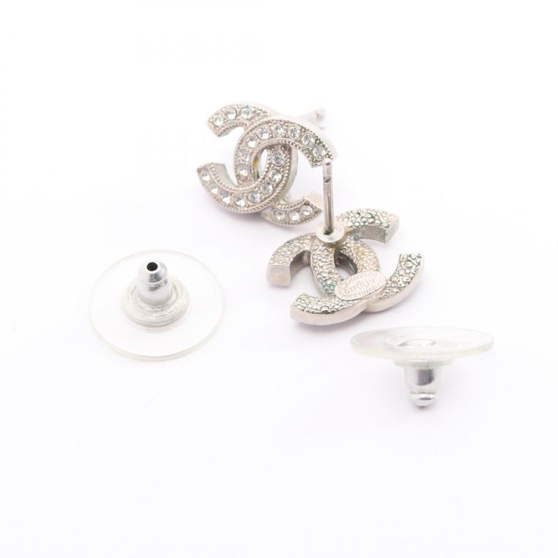 Chanel Earrings Cocomark GP (gold Plated) Earrings Women's Used A