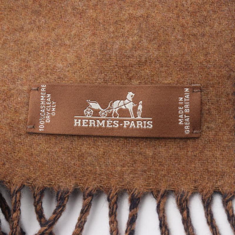 Hermes Muffler Kazak Chevron Blue Series Other Scarf
