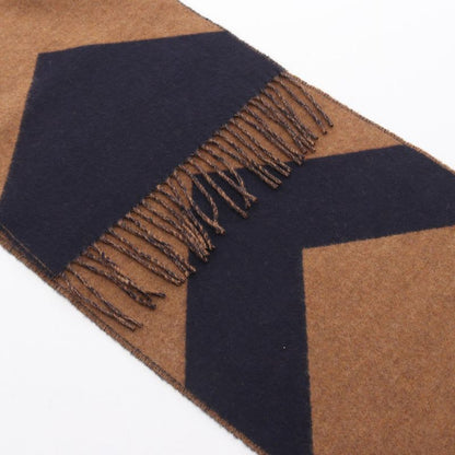 Hermes Muffler Kazak Chevron Blue Series Other Scarf