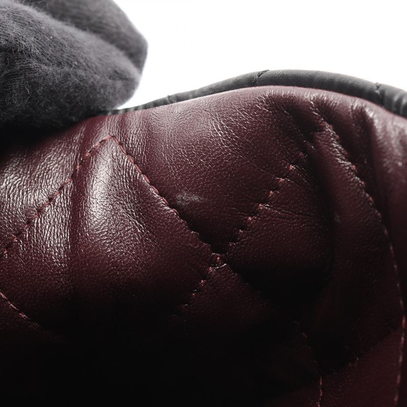 Chanel Boots Matelasse Engineer Leather Boots Women's Used A