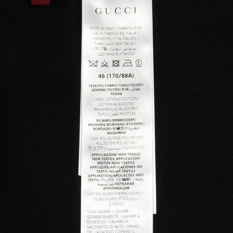 Gucci Denim Jacket Rhinestone Logo Zip Up Other