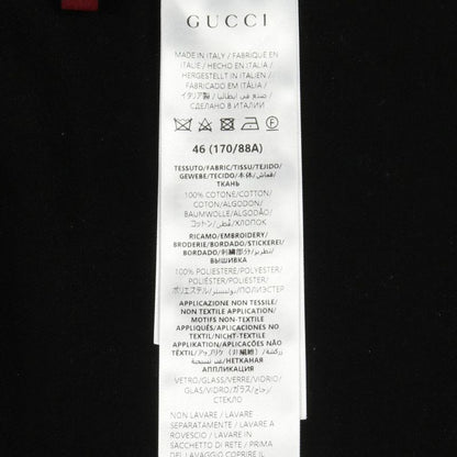 Gucci Denim Jacket Rhinestone Logo Zip Up Other