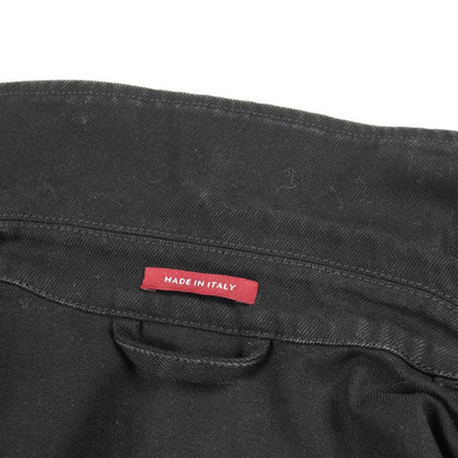 Gucci Denim Jacket Rhinestone Logo Zip Up Other