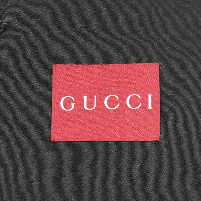 Gucci Denim Jacket Rhinestone Logo Zip Up Other