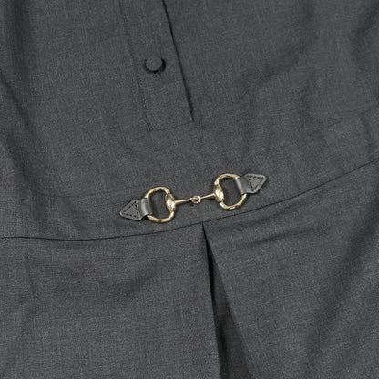 Gucci Dress Wool Dress With Horsebit Wool Dress Women's Used A