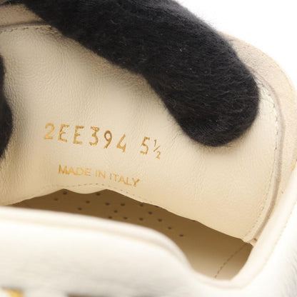 Prada Sneakers Triangle Logo 2ee394 Ivory Leather Sneakers Men's Unused