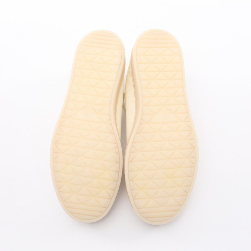 Prada Sneakers Triangle Logo 2ee394 Ivory Leather Sneakers Men's Unused