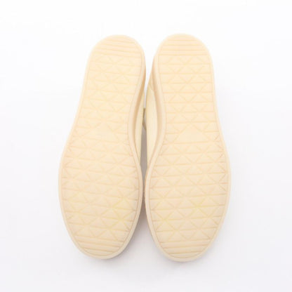 Prada Sneakers Triangle Logo 2ee394 Ivory Leather Sneakers Men's Unused