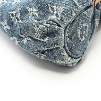 Louis Vuitton Shoulder Bag Mini Pleaty M95050 Blue Denim Leather Mini Pleaty