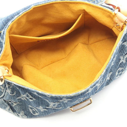 Louis Vuitton Shoulder Bag Mini Pleaty M95050 Blue Denim Leather Mini Pleaty