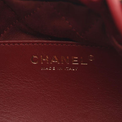 Chanel Shoulder Bag Chanel 22 Mini As3980 Bordeaux Leather Chanel22 Matelasse