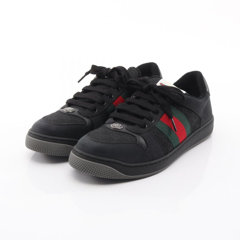 Gucci Sneakers Screener GG Suede Shoes Screener Sneakers Men's Used A