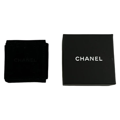 Chanel Earrings Coco Mark Gold Coco Mark Rhinestone One Ear Only